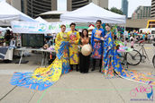 The 54 traditional costumes of the ethnic groups, with vibrant colors, were presented at the Taste of Vietnam I event
