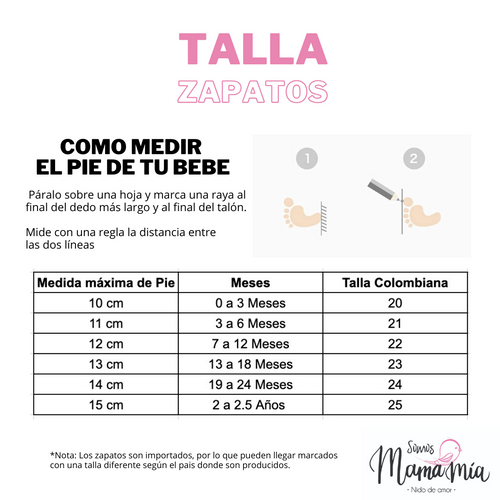 Zapatos Tallas Para NiÃ±as Ropa Zapatos Niños Talla Pie NiÃ±o AÃ±