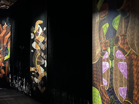 Council of Non-Human Beings in the cave_