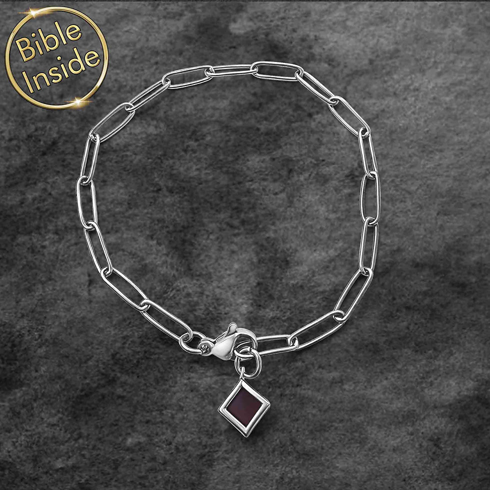 Thumbnail: Scripture Bracelet With the Nano Bible - Link Path Bracelet