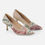 Thumbnail: Grey Suede Embroidered Pumps – Kitten Heel Style