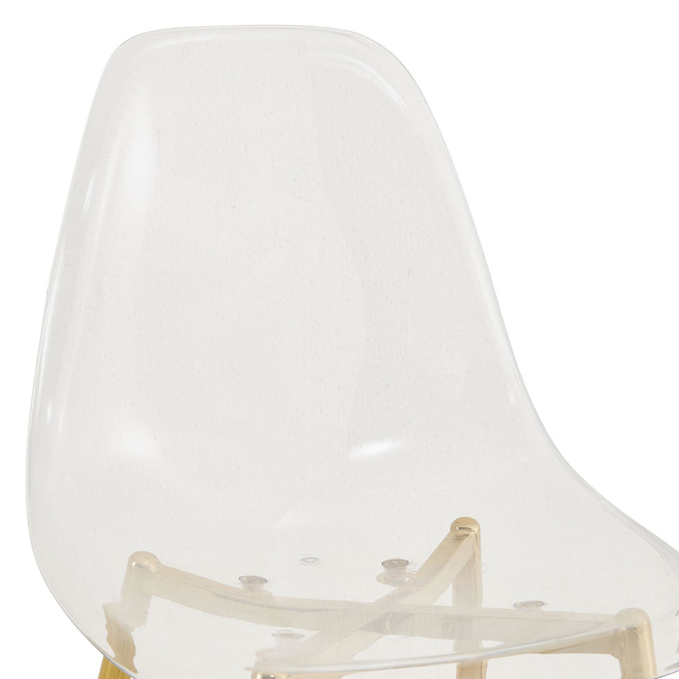 Thumbnail: 🫧✨ Crystal Muse™ Clear Nordic Chair