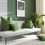 Thumbnail: Hansure Wildly Moss cotton pillow cover with metallic