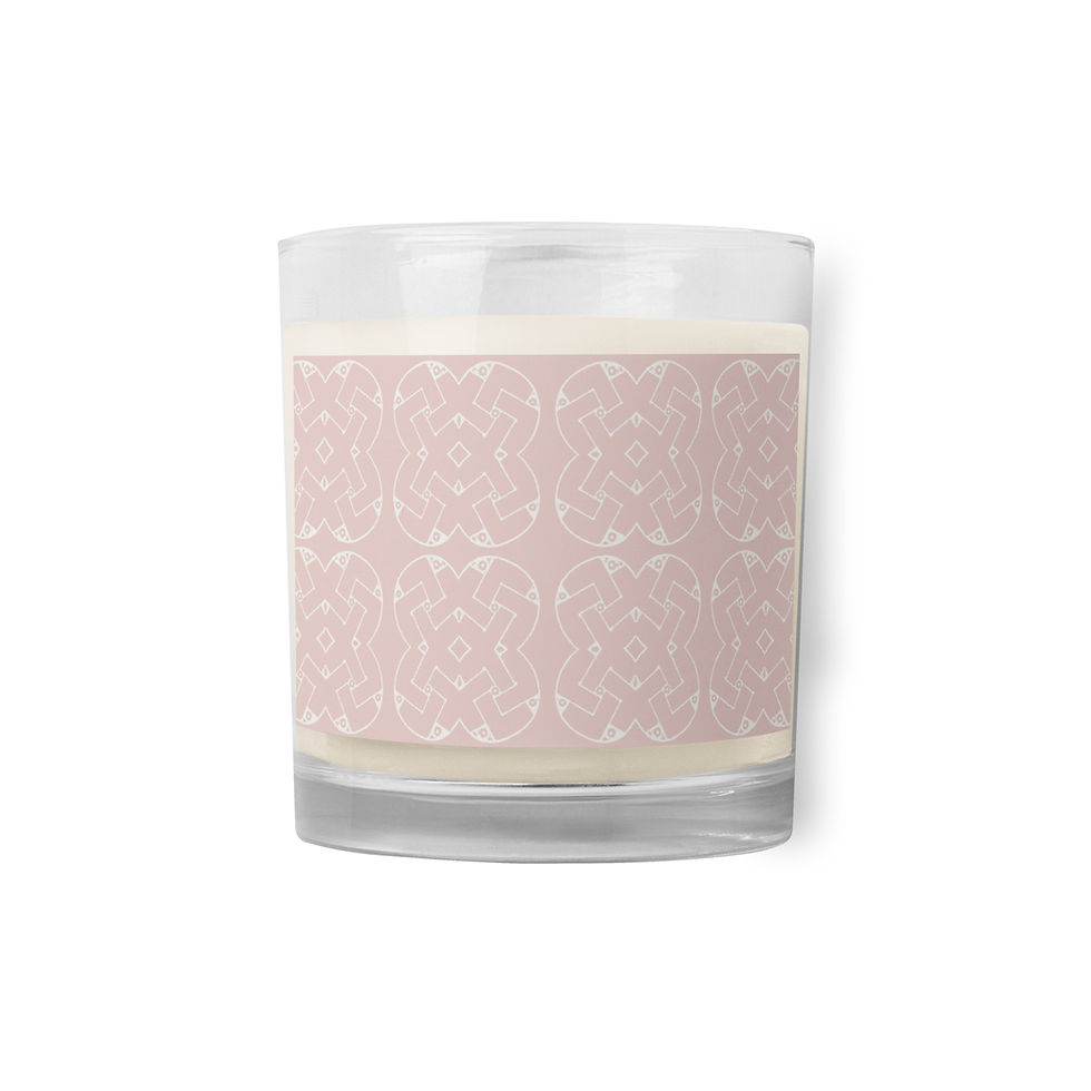 Thumbnail: Hansure Lockluck glass jar soy wax candle 1133C