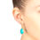 Thumbnail: Petite Drop Earrings Arizona Turquoise Gold