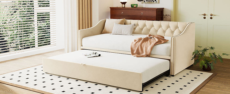 Thumbnail: Twin Size Upholstered Daybed