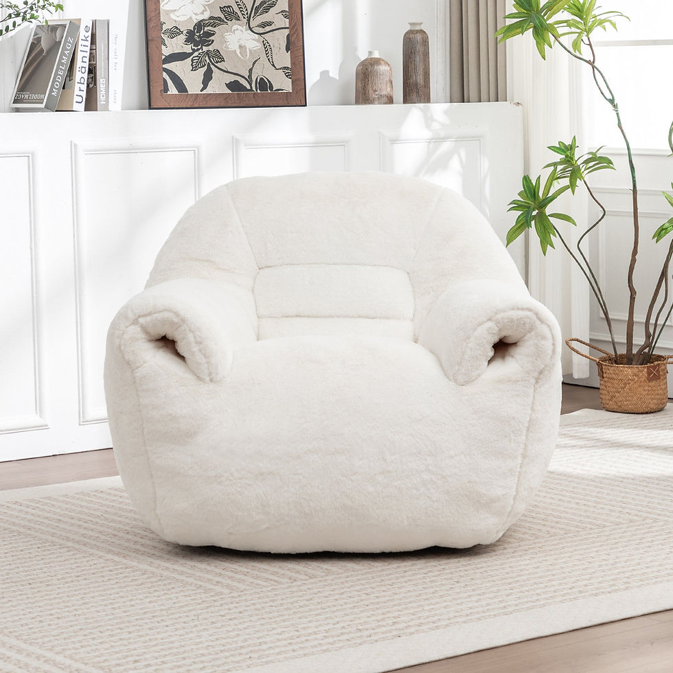 Thumbnail: Bean Bag Chair, Comfy Bean Bag Sofa With Back Support