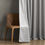 Thumbnail: Hansure Blan velvet curtain drapery gray