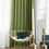 Thumbnail: Hansure Blan velvet curtain drapery green