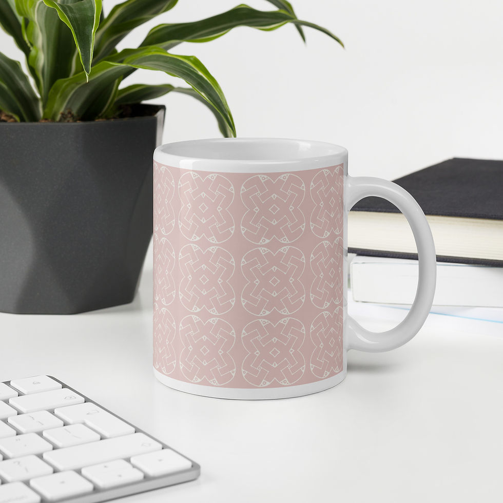 Thumbnail: Hansure Lockluck white glossy mug 1133C