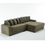 Thumbnail: Oversized Two-Piece Couches, L Shaped Sofa, Corduroy