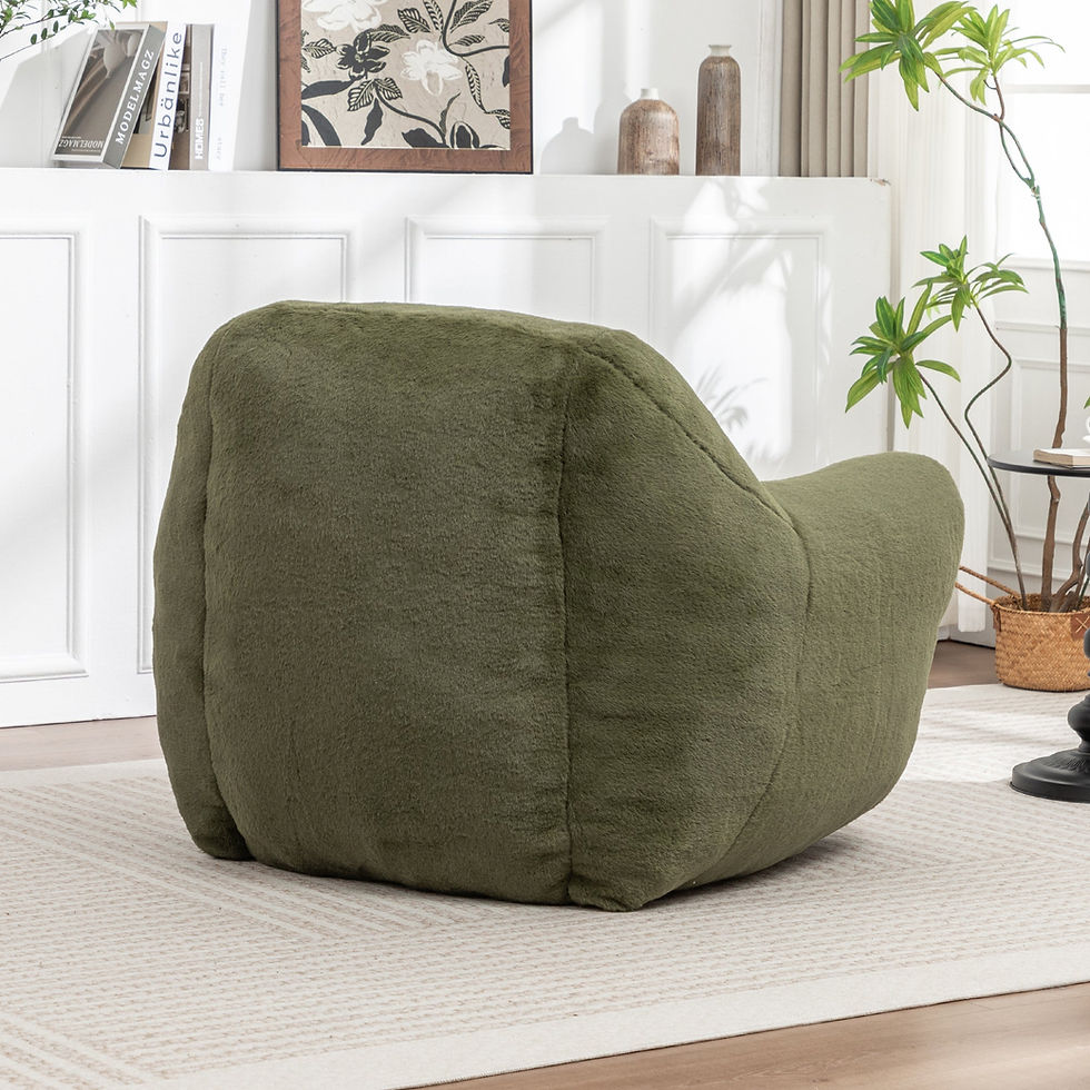 Thumbnail: Bean Bag Chair, Comfy Bean Bag Sofa With Back Support
