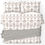 Thumbnail: Hansure Geocro duvet cover set of 3，cotton prints