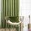 Thumbnail: Hansure Blan velvet curtain drapery green