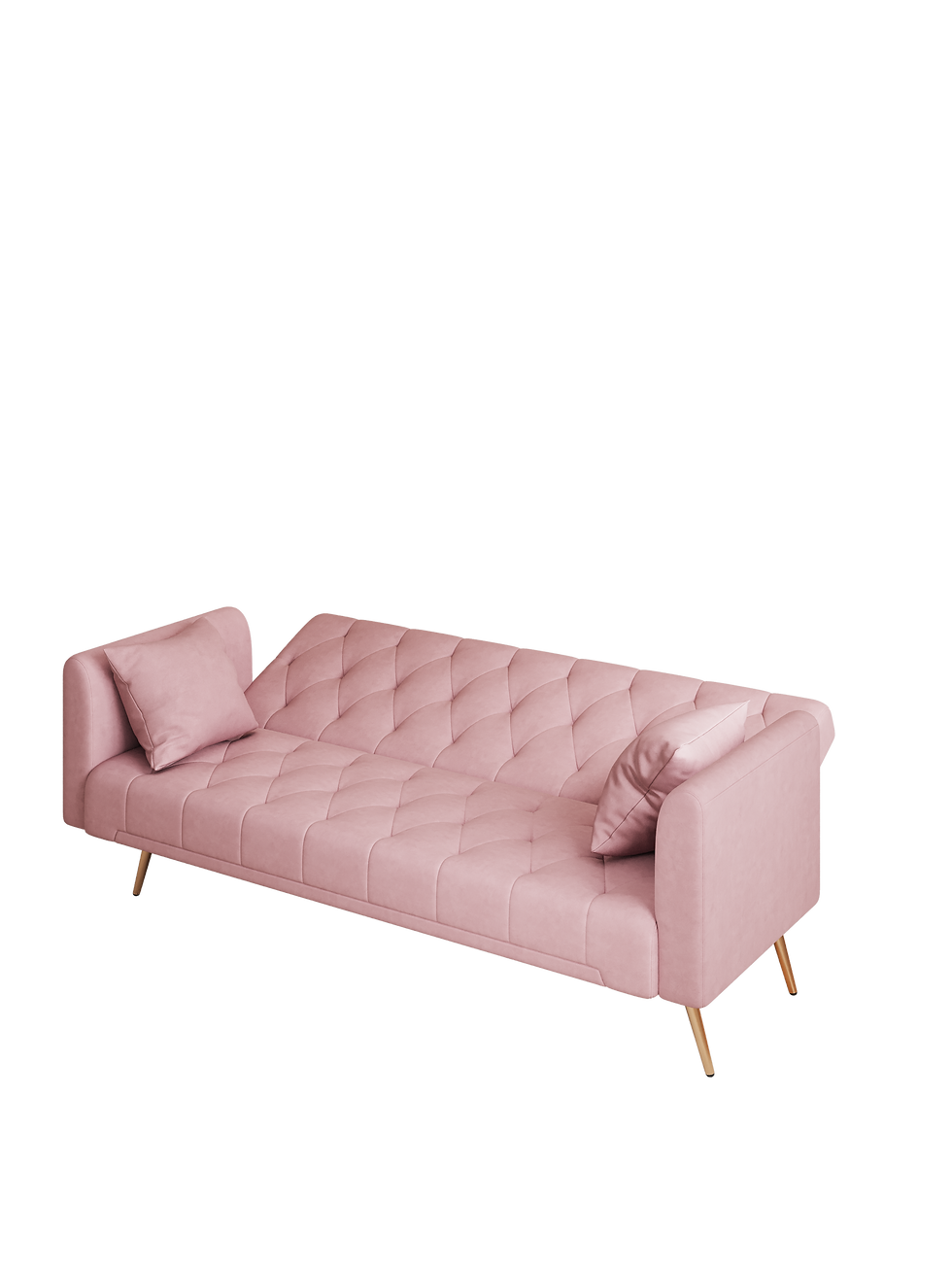 Thumbnail: 71 Inch Convertible Love Seat Sofa, American