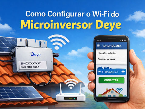 Como Configurar o Wi-Fi do Microinversor Deye
