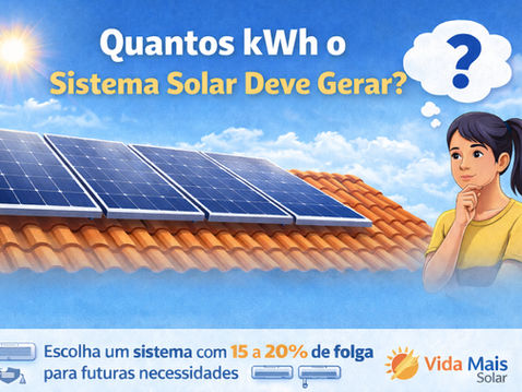 Como Saber Quantos kWh Seu Sistema Solar Precisa Ter