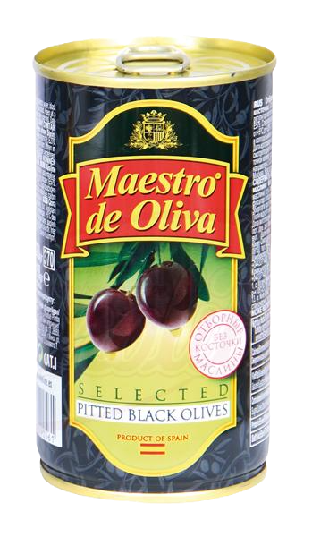 MAESTRO DE OLIVA Schwarze Oliven ohne Stein