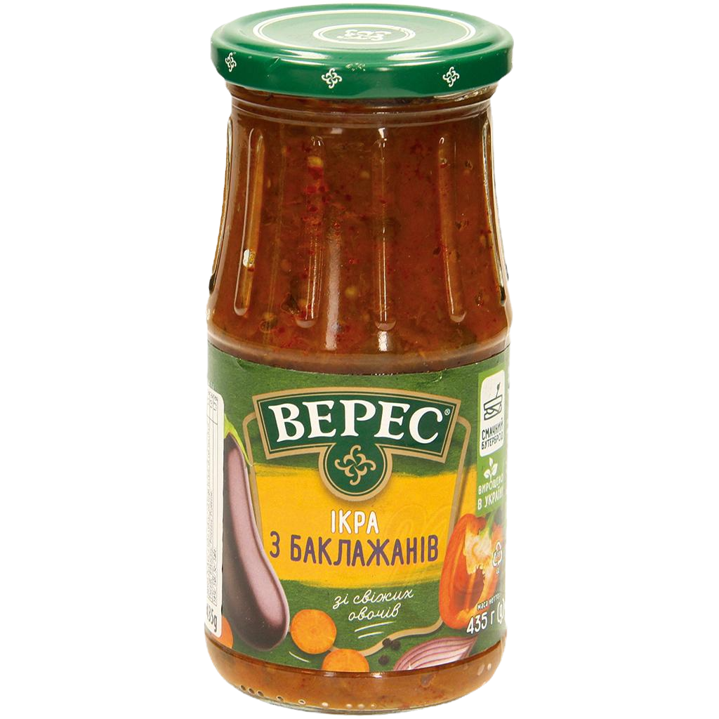 VERES Auberginen mit Zwiebeln, Paprika und Karotten in Tomatensauce