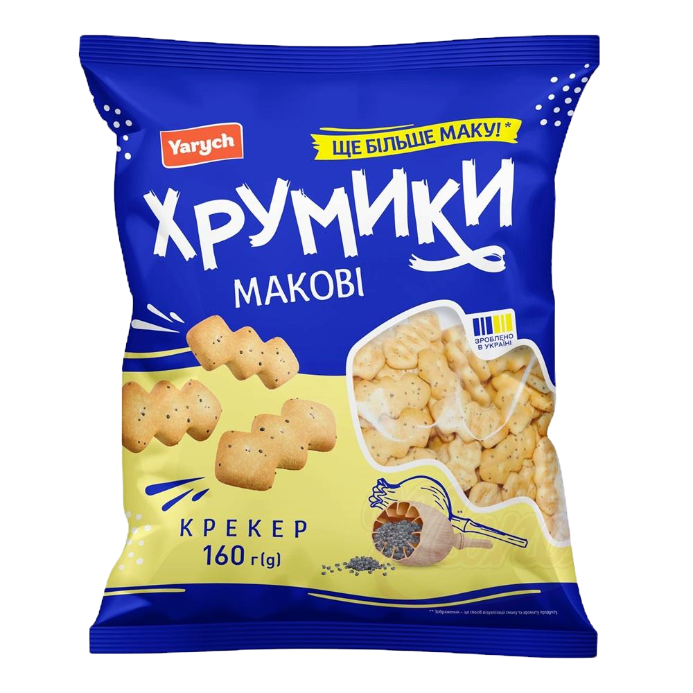 Yarych Kräcker mit Mohn