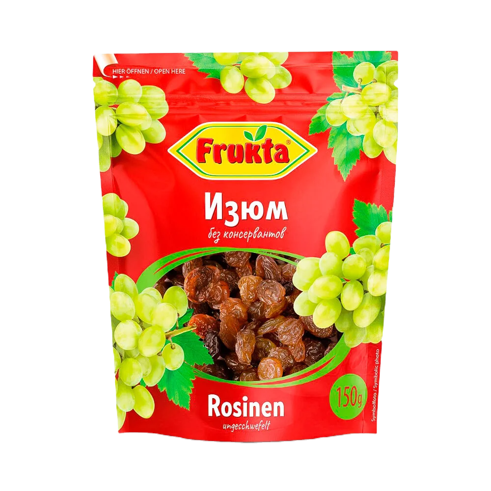 Родзинки натуральні «Frukta», 150 г