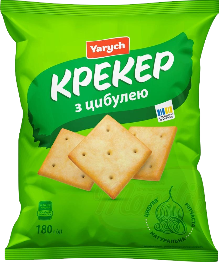 Yarych Kräcker mit Zwiebeln