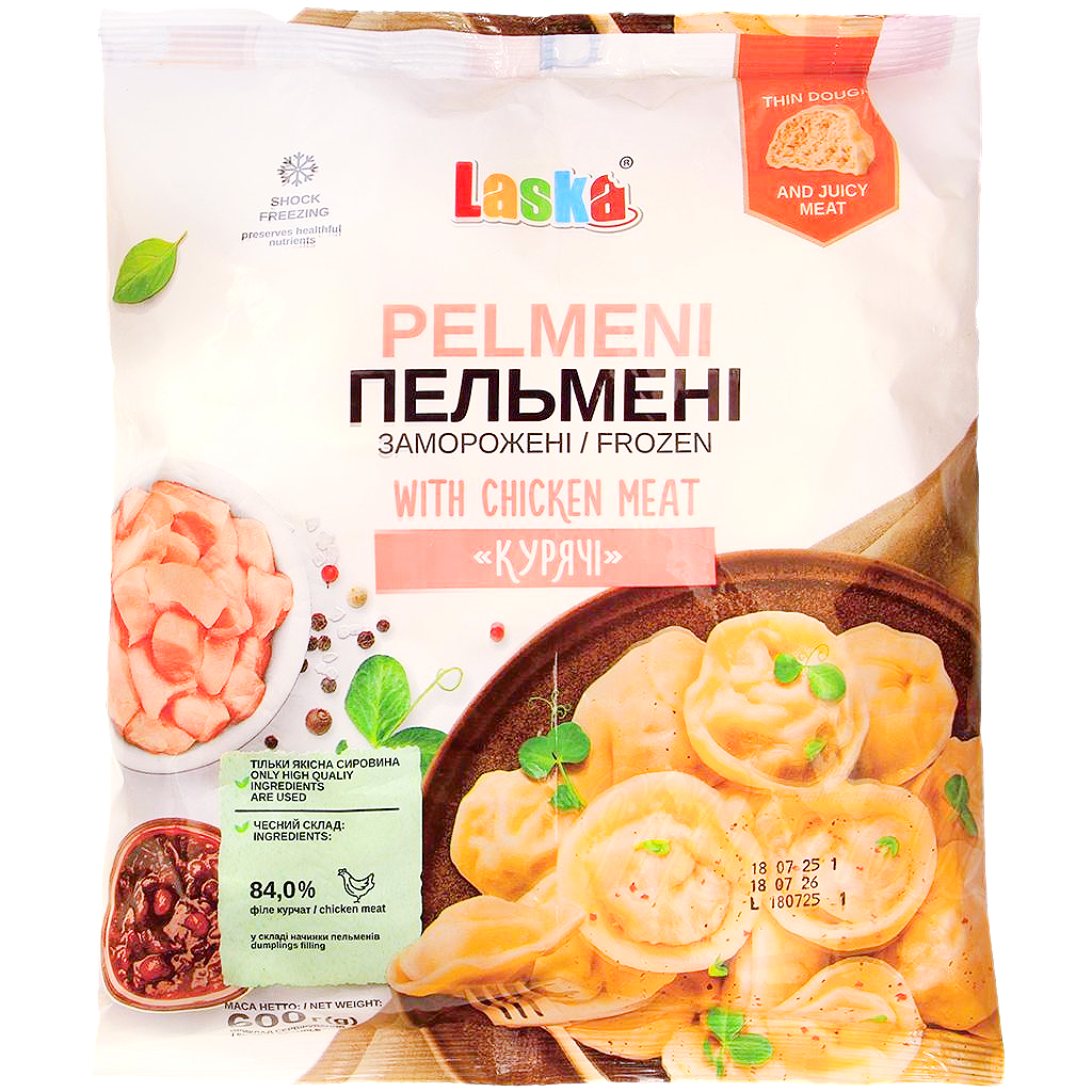 Laska Пельмені з курячим м'ясом