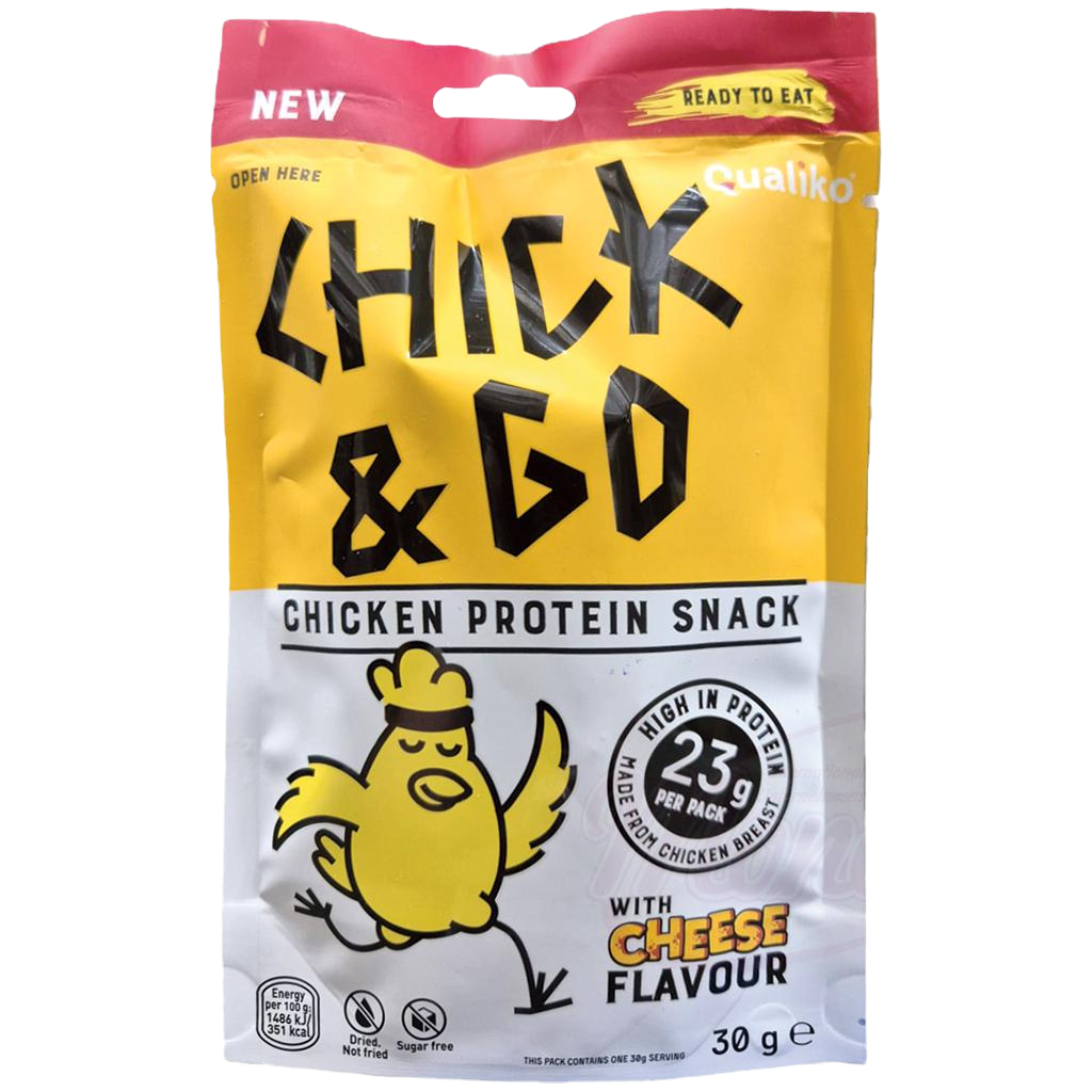 CHICK & GO Getrocknetes Hähnchenbrustfilet mit Käsegeschmack