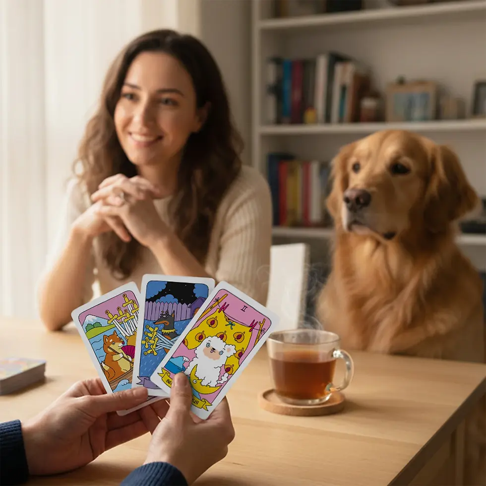 Thumbnail: ORNER Tarotkarten «Wuff-wuff»