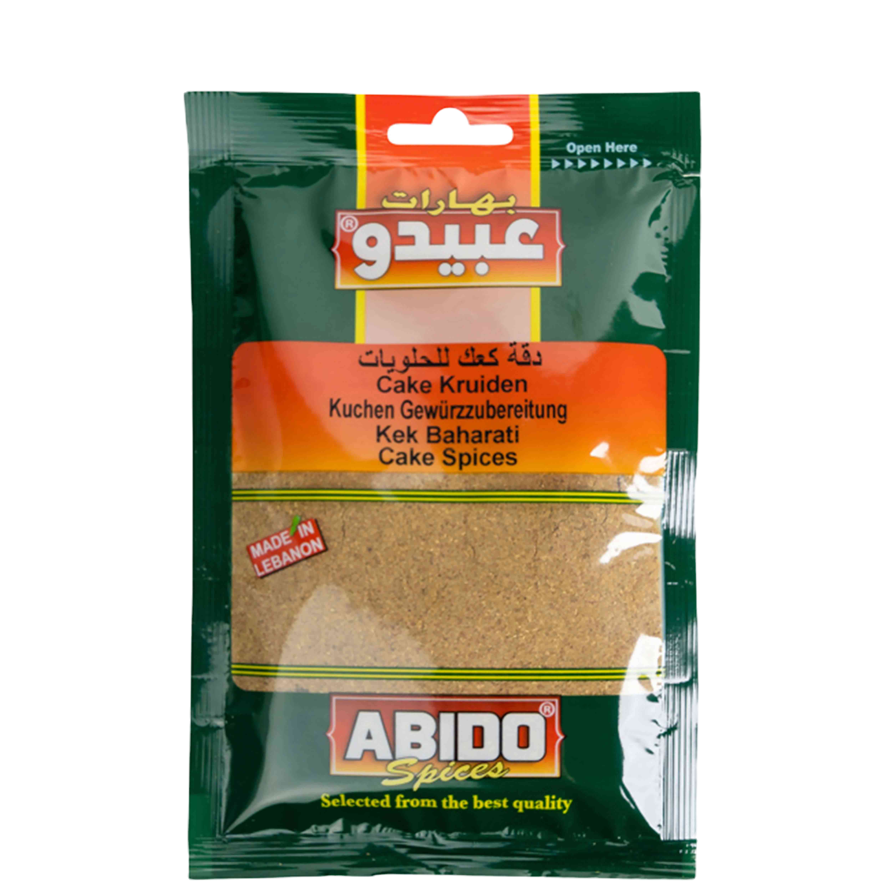 Abido Kuchengewürze 50g