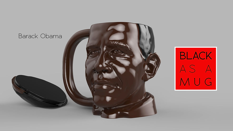 Obama Black As A Mug
