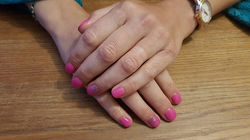 pink mani