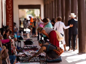 Santa Fe Plaza Palace of the Governors