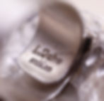 Thumbnail: Sterling Silver Hand-Stamped Santa Fe Style Repoussé Oval Adjustable Ring