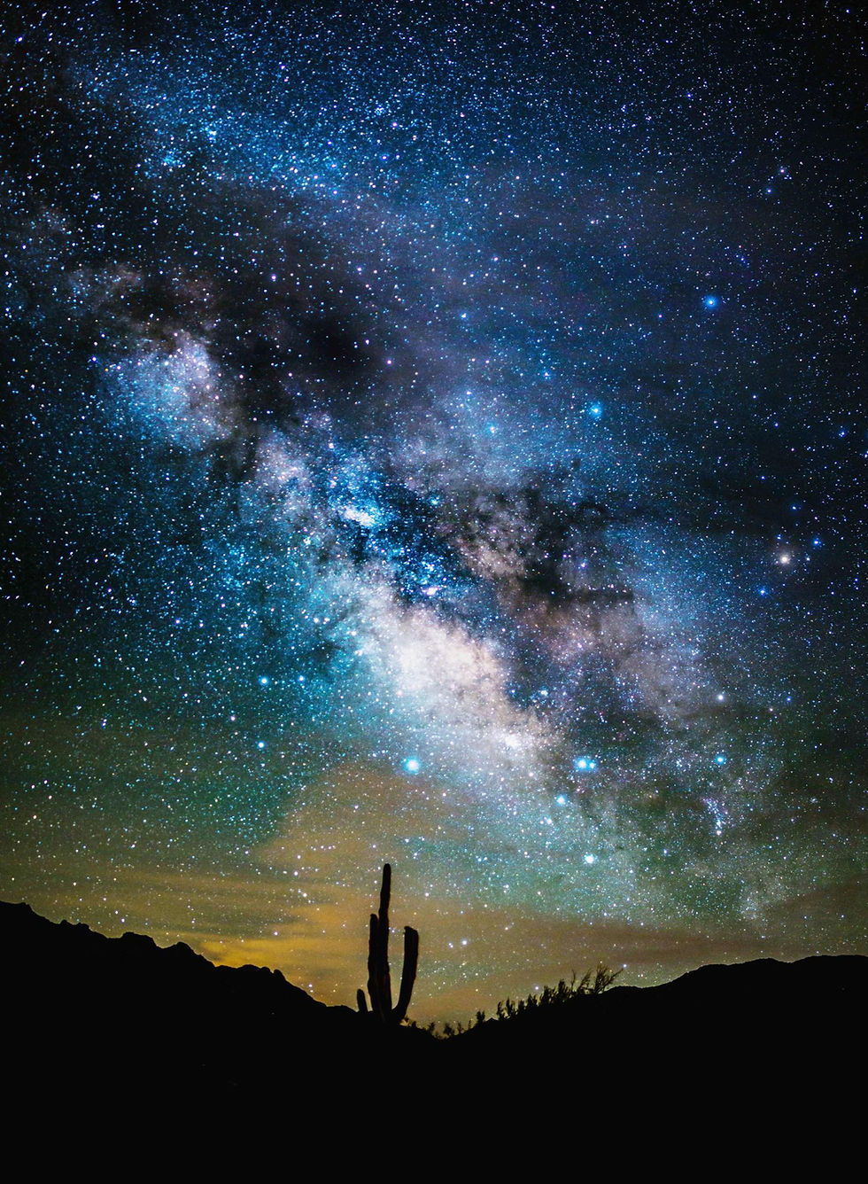 Starry New Mexico Sky. Cosmic Vibes.
