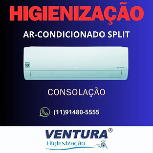 consolação limpeza higienização ar condicionado split