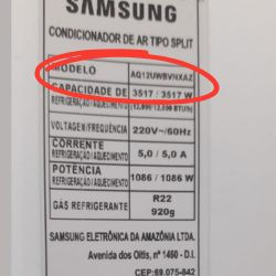 filtro de ar condicionado split samsung