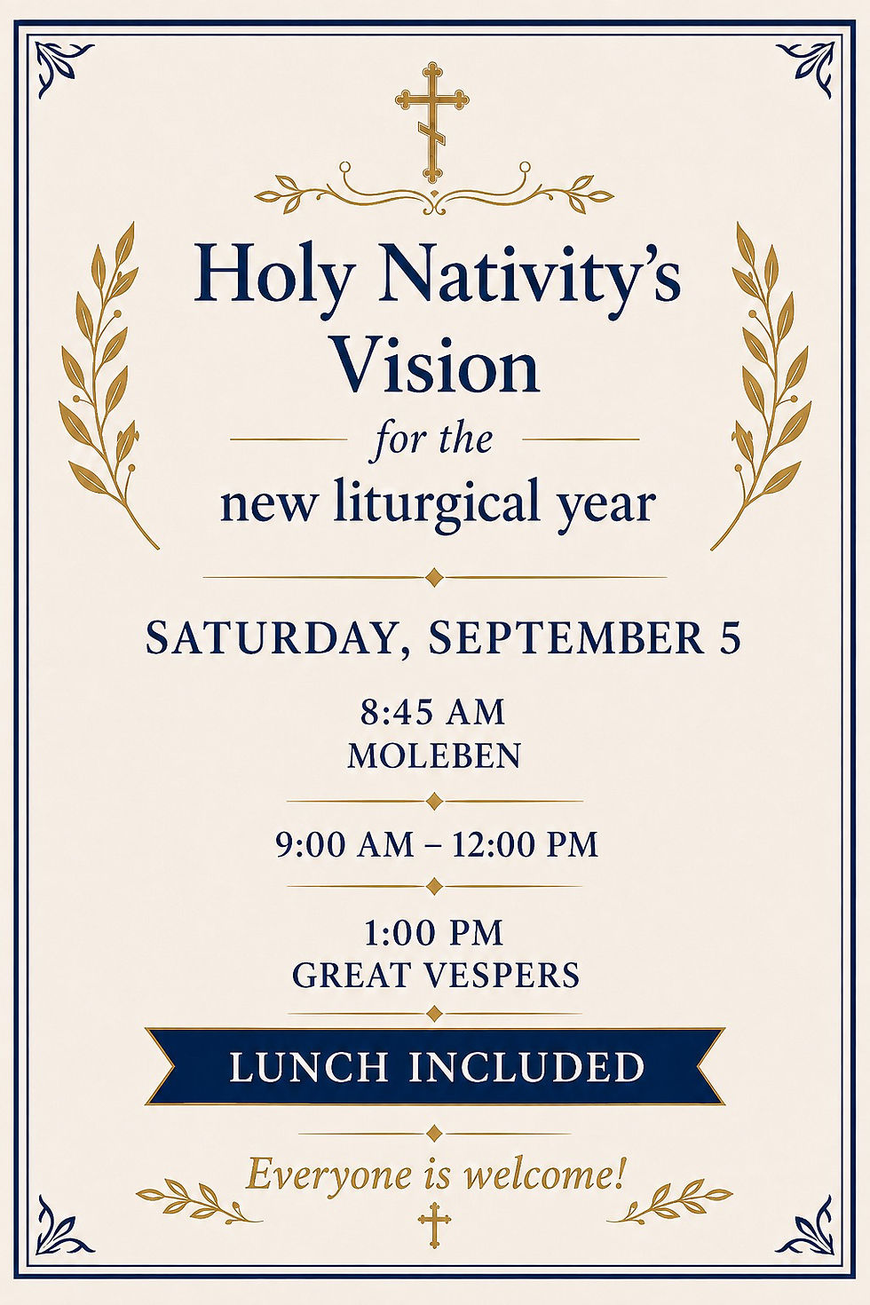 New Liturgical Year Vision 