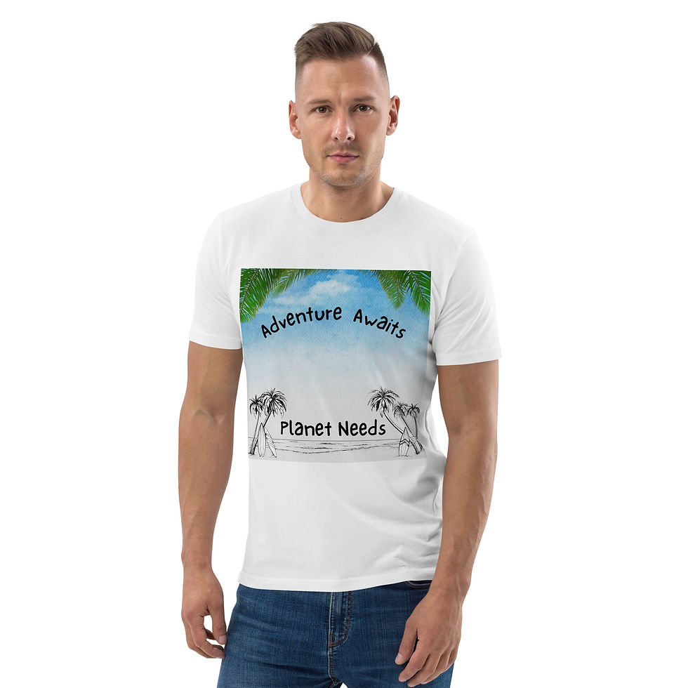 Thumbnail: Men's Adventure awaits Planet Needs organic cotton t-shirt