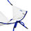 Thumbnail: Recycled string bikini - Feathers Blue