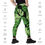 Thumbnail: Crossover leggings with pockets - Monstera I