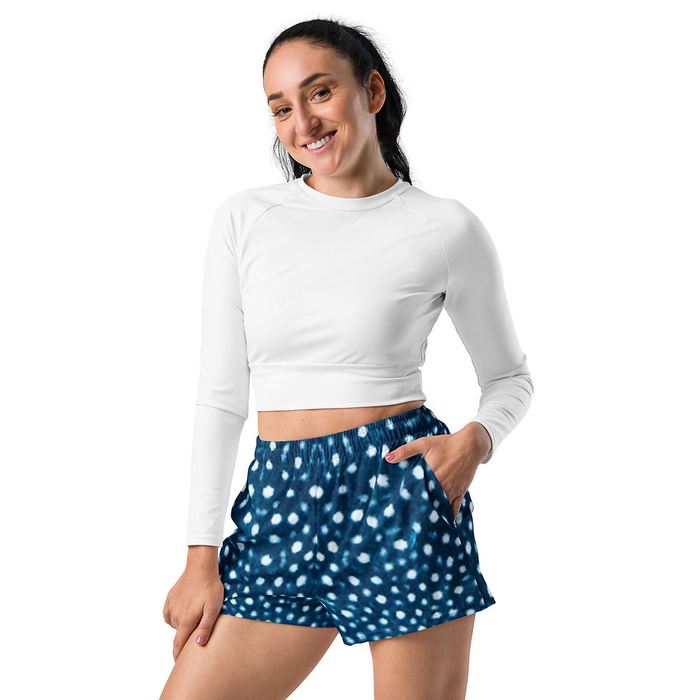 Thumbnail: Unisex Athletic Shorts - Whale Shark II