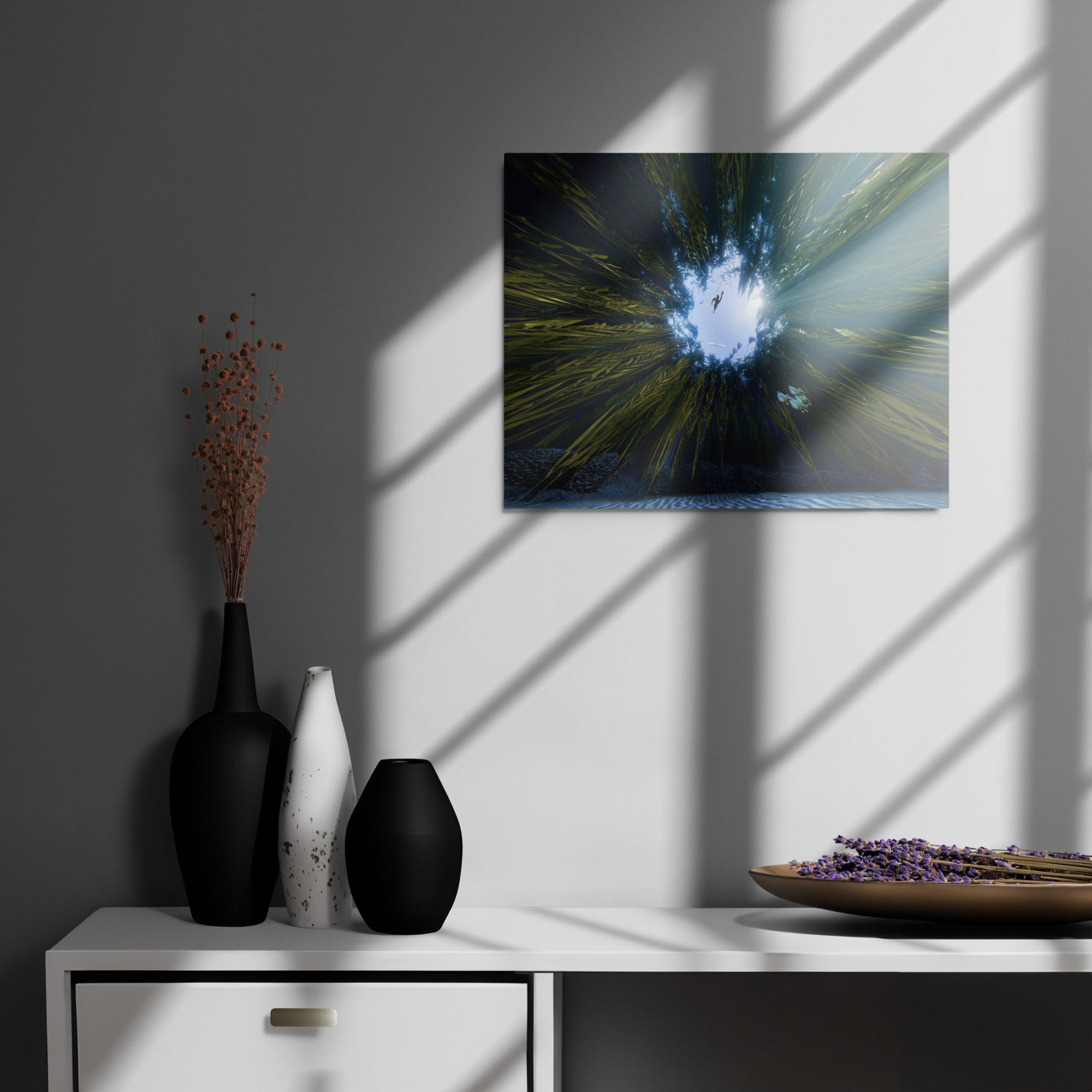 Diving Moku Limurapa Metal prints