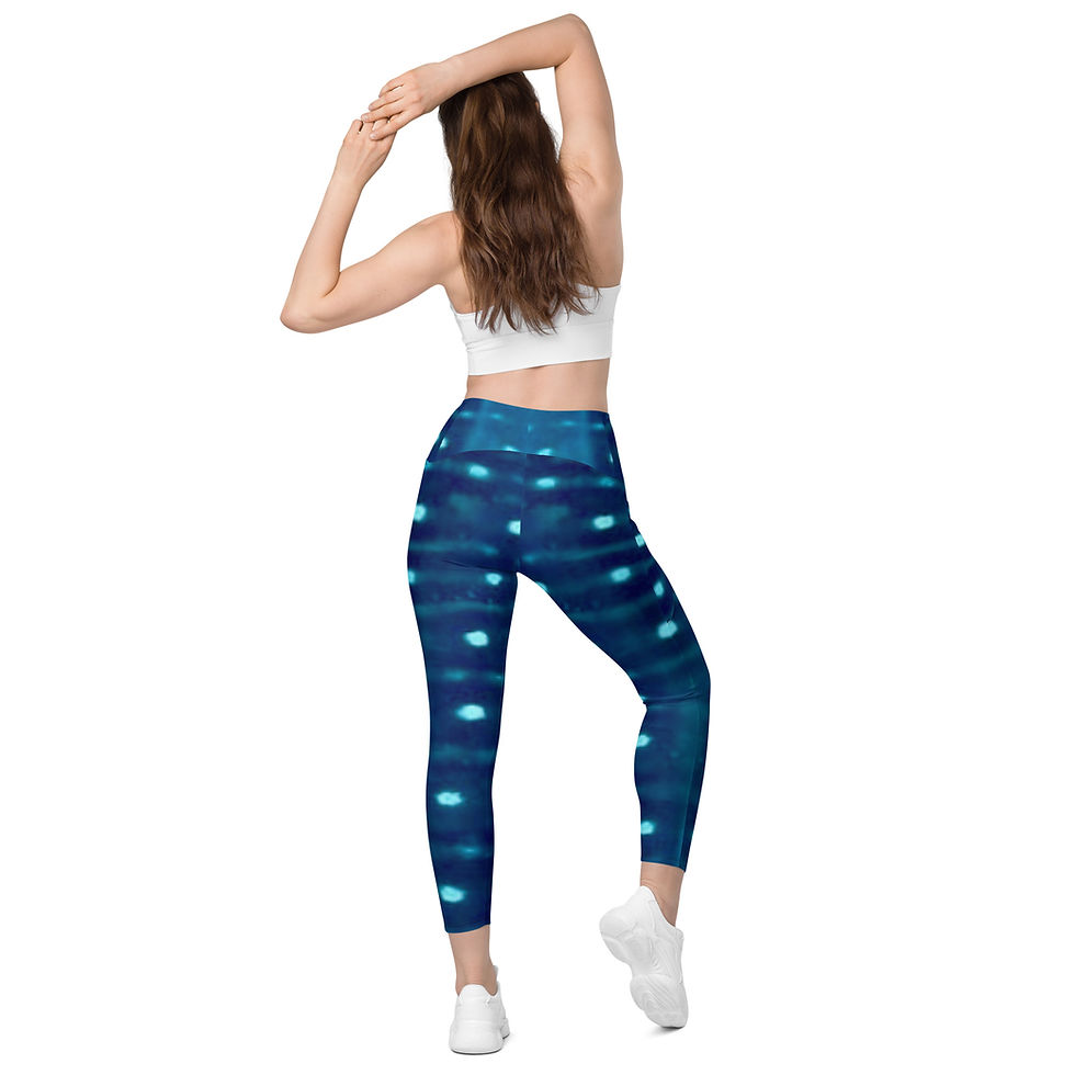 Thumbnail: Leggings with pockets - Whale Shark I
