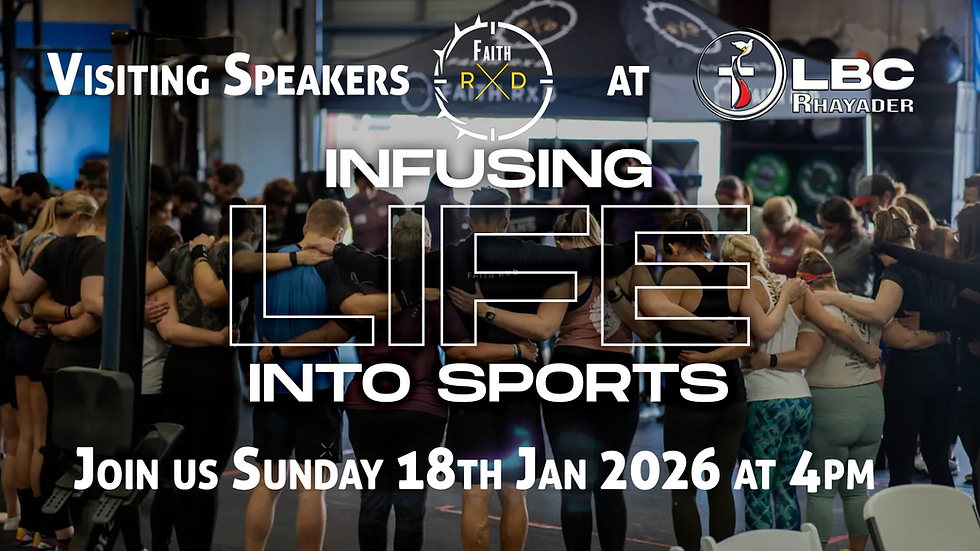 Visiting Speakers - Faith RXD