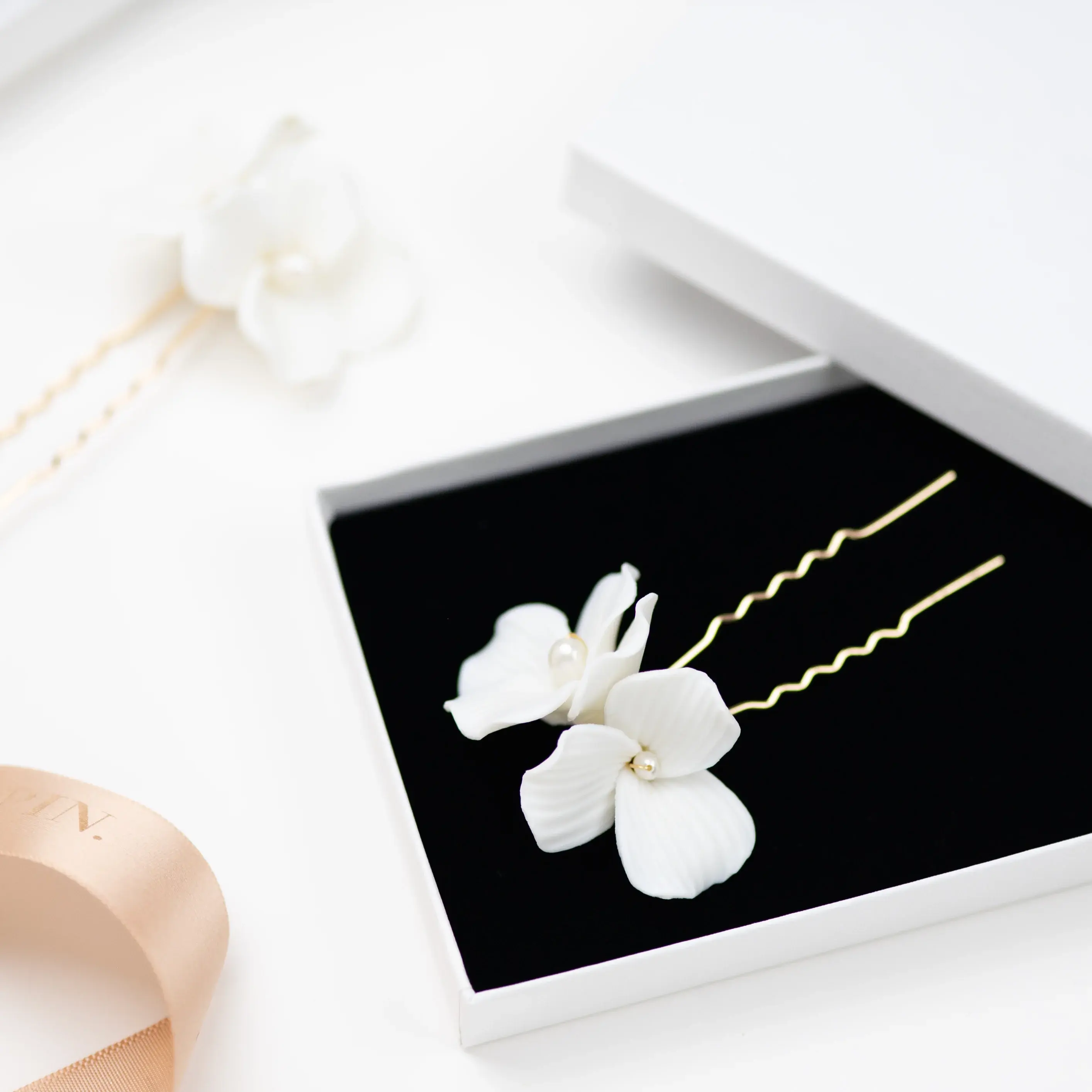 Gold Floral Bridal Hair Pins