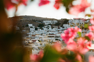 Lindos photographed from above