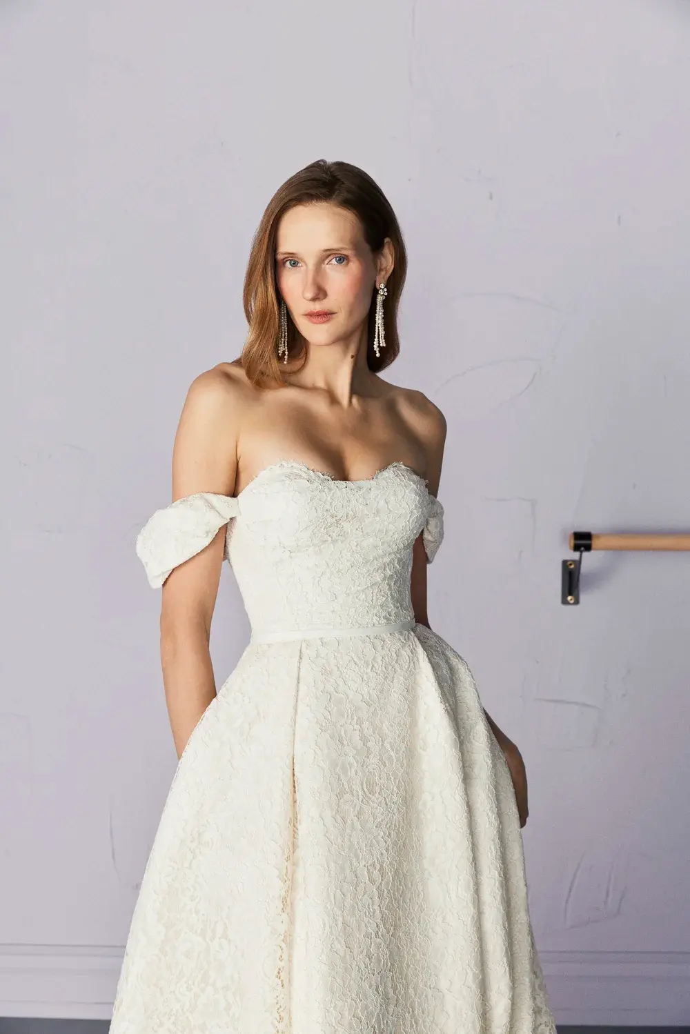 Sidonie. A Romantic Corseted Lace Wedding Dress by Savannah Miller