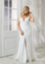 Melissa Sophisticated Lace Wedding Dress by Savin