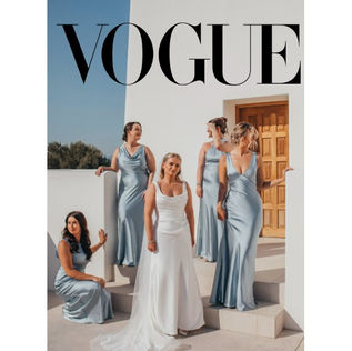 Vogue cover bride and bridesmaids